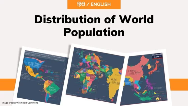 Distribution of World Population- toppers domain